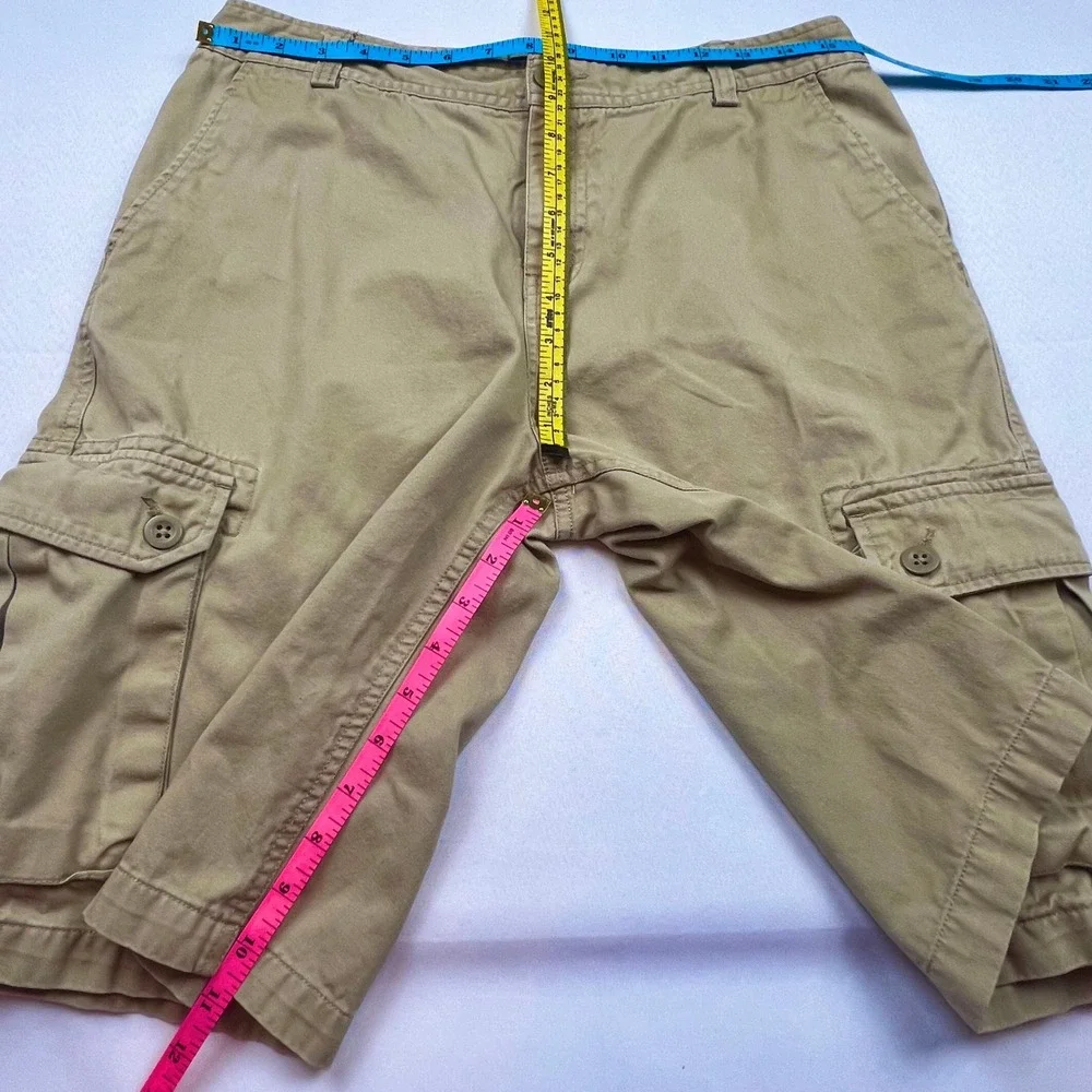 Polo Ralph Lauren Cargo Shorts Classic Chino Beige Cotton Mens Size 20‎